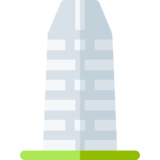 Walled obelisk